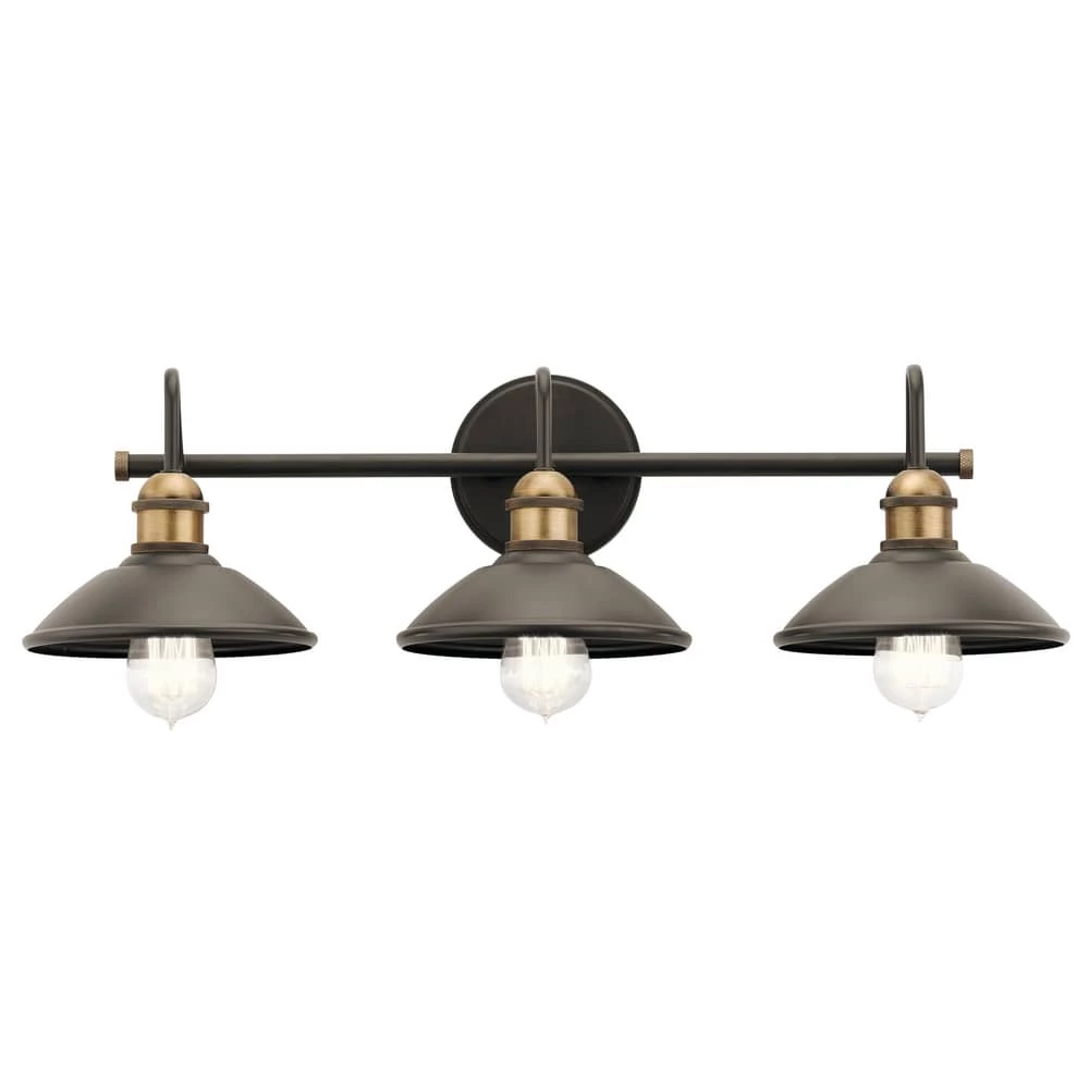Buy โค๏ธ Kichler Lighting Clyde 60W 3-Light Medium E-26 Incandescent Vanity Fixture in Olde Bronze ๐ฅ 3 Buy โค๏ธ Kichler Lighting Clyde 60W 3-Light Medium E-26 Incandescent Vanity Fixture in Olde Bronze ๐ฅ
