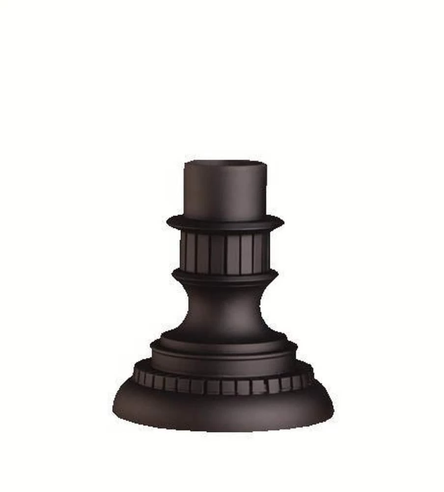Outlet ๐ Kichler Lighting Outdoor Pier Mount in Black โ 3 Outlet ๐ Kichler Lighting Outdoor Pier Mount in Black โ