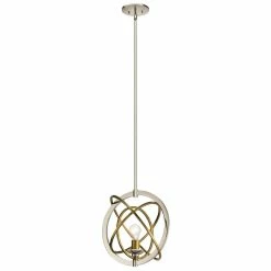 Best reviews of 👏 Kichler Lighting Ibis 75W 1-Light Medium E-26 Incandescent Pendant in Polished Nickel 🛒
