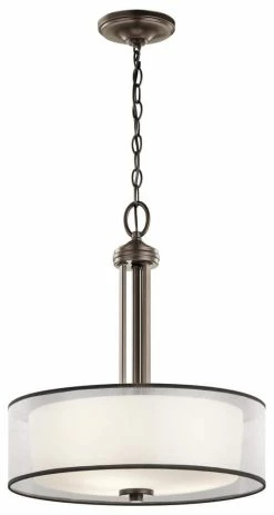 Promo 😍 Kichler Lighting Tallie™ 100W 3-Light Incandescent Pendant in Mission Bronze 🤩