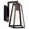 Outlet 👏 Kichler Lighting Delison™ 100W 1-Light Medium E-26 Incandescent Outdoor Wall Sconce in Rubbed Bronze 🔔 -Kichler Lighting shop Query 2169