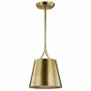 New 😉 Kichler Lighting Maclain 100W 1-Light Medium E-26 Incandescent Mini Pendant in Natural Brass ⭐ -Kichler Lighting shop Query 2182