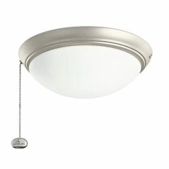 Flash Sale 👏 Kichler Lighting 1-Light 120V LED Fan Light Kit in Brushed Nickel 🤩