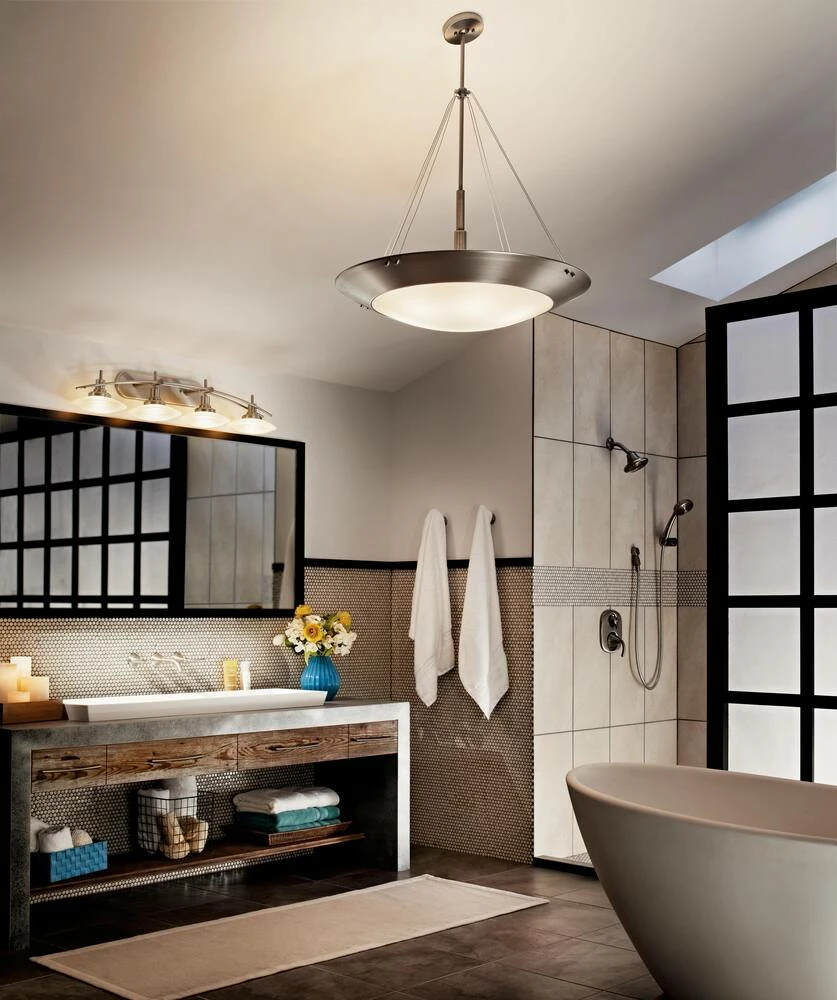 Best Sale β€οΈ Kichler Lighting Structures 4-Light Halogen Bath Light in Brushed Nickel π 4 Best Sale β€οΈ Kichler Lighting Structures 4-Light Halogen Bath Light in Brushed Nickel π - Image 2