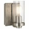 Brand new ✔️ Kichler Lighting Dalwood™ 75W 1-Light Medium E-26 Incandescent Wall Sconce in Classic Pewter 👍