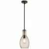 Best Pirce 🎁 Kichler Lighting Everly 13-3/4 in. 100W 1-Light Medium Incandescent Pendant in Olde Bronze 🔔 -Kichler Lighting shop Query 2221
