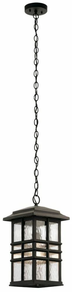 Wholesale 🥰 Kichler Lighting Beacon Square™ 150W 1-Light Medium E-26 Incandescent Outdoor Pendant in Olde Bronze ✔️