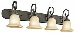 Best reviews of ✨ Kichler Lighting Monroe™ 100W 4-Light Medium Bracket in Olde Bronze 👏