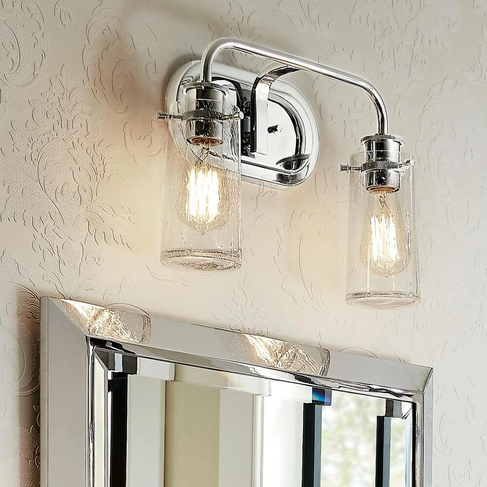 Brand new ✨ Kichler Lighting Braelyn 2-Light Bathroom Light in Polished Chrome ✨ 5 Brand new ✨ Kichler Lighting Braelyn 2-Light Bathroom Light in Polished Chrome ✨ - Image 3