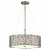 Budget ✨ Kichler Lighting Silver Coral 18-1/4 in. 100W 3-Light Medium Incandescent Ceiling Light in Classic Pewter 🧨 -Kichler Lighting shop Query 2234
