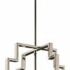 New 🔔 Kichler Lighting Downtown Deco 4-Light Foyer Pendant in Polished Nickel 🧨 -Kichler Lighting shop Query 2236
