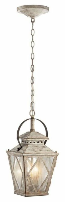 Best reviews of ✨ Kichler Lighting Hayman Bay™ 60W 2-Light Candelabra Incandescent Pendant in Distressed Antique White 🔔