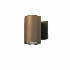 Deals 🧨 Kichler Lighting Signature 65W 1-Light Outdoor Wall Cylinder Lantern in Architectural Bronze ✔️