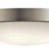 Deals 😉 Kichler Lighting Lytham 20-1/2 in. 60W 4-Light Flushmount Ceiling Light in Brushed Nickel 🛒 -Kichler Lighting shop Query 235