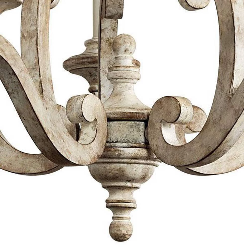 Discount ๐ฅ Kichler Lighting Hayman Bayโข 29-3/4 in. 60W 5-Light Candelabra Incandescent Chandelier in Distressed Antique White ๐งจ 4 Discount ๐ฅ Kichler Lighting Hayman Bayโข 29-3/4 in. 60W 5-Light Candelabra Incandescent Chandelier in Distressed Antique White ๐งจ - Image 2
