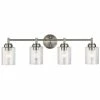 Best deal 👍 Kichler Lighting Winslow™ 30 x 9-1/4 in. 300W 4-Light Medium E-26 Incandescent Vanity Fixture with Clear Seeded Glass in Brushed Nickel 🎁 -Kichler Lighting shop Query 24