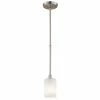 Best reviews of 🤩 Kichler Lighting Joelson 1-Light LED Mini Pendant in Brushed Nickel 🎉 -Kichler Lighting shop Query 262