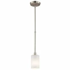Best reviews of 🤩 Kichler Lighting Joelson 1-Light LED Mini Pendant in Brushed Nickel 🎉