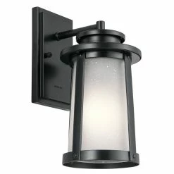 Cheap ✨ Kichler Lighting Harbor Bay™ 60W 1-Light Medium E-26 Incandescent Outdoor Wall Sconce in Black 🤩