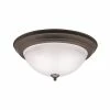 Top 10 π Kichler Lighting Signature 6-1/2 x 15-1/2 in. 60 W 3-Light Medium Flush Mount Ceiling Fixture in Old Bronze π 2 Top 10 π Kichler Lighting Signature 6-1/2 x 15-1/2 in. 60 W 3-Light Medium Flush Mount Ceiling Fixture in Old Bronze π -Kichler Lighting shop Query 271