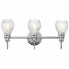 Best Sale 🔥 Kichler Lighting Greenbrier 60W 3-Light Medium E-26 Incandescent Bath Light in Polished Chrome ✔️
