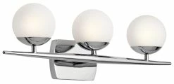 Best Pirce 🌟 Kichler Lighting Jasper 3-Light 50W Bath Light in Polished Chrome 🎉
