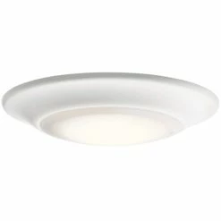Best reviews of 💯 Kichler Lighting Downlight Gen II 7-1/2 in. 15W 1-Light Integrated LED Flush Mount Ceiling Fixture in White 🛒