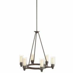 Deals ✔️ Kichler Lighting Circolo 60 W 6-Light Chandelier in Olde Bronze 😍