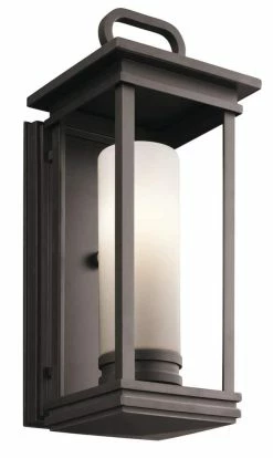 Discount 😉 Kichler Lighting South Hope 60W 1-Light Medium Lantern in Rubbed Bronze 🤩