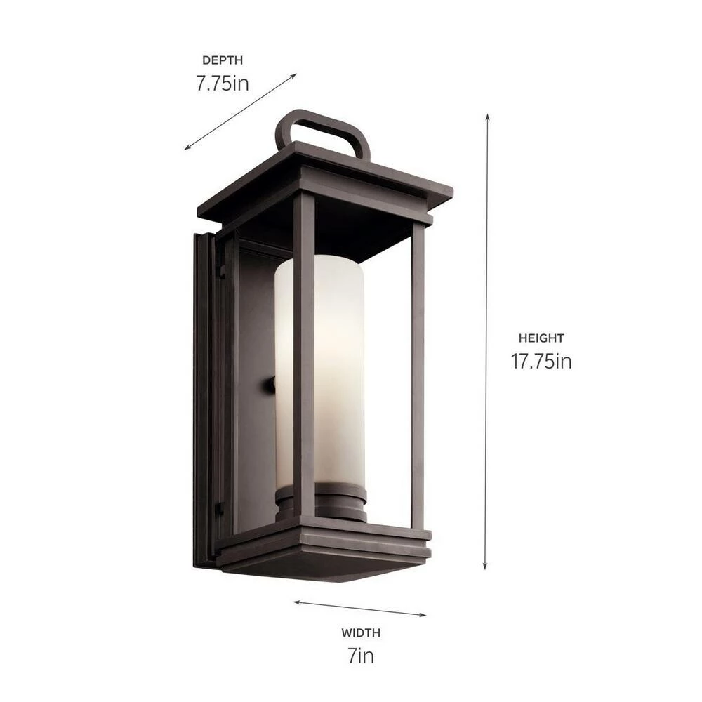 Discount ๐ Kichler Lighting South Hope 60W 1-Light Medium Lantern in Rubbed Bronze ๐คฉ 4 Discount ๐ Kichler Lighting South Hope 60W 1-Light Medium Lantern in Rubbed Bronze ๐คฉ - Image 2