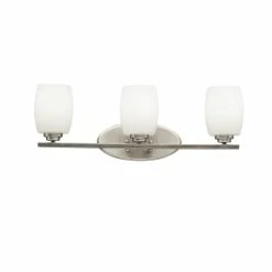 Buy 😍 Kichler Lighting Eileen 3 Light 100 W Medium Vanity Bath in Brushed Nickel ⌛