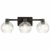Hot Sale 👍 Kichler Lighting Harmony 60W 3-Light Medium E-26 Incandescent Vanity Fixture in Olde Bronze 🔥