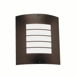 Best Sale ⭐ Kichler Lighting Newport 60W 1-Light Outdoor Wall Light in Architectural Bronze 💯