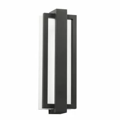 Promo 😉 Kichler Lighting Sedo 30W 1-Light LED Outdoor Wall Sconce in Satin Black ❤️