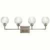 Cheap 🌟 Kichler Lighting Niles 10-3/4 in. 60W 4-Light Medium E-26 Base Bath Vanity Light in Antique Pewter 🔔 -Kichler Lighting shop Query 343