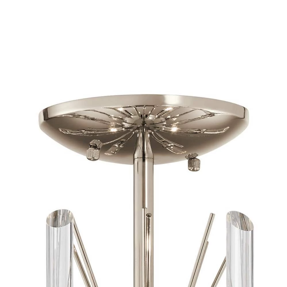 Wholesale ⭐ Kichler Lighting Eris™ 60W 4-Light Candelabra E-12 Incandescent Semi-Flush Mount Ceiling Fixture in Polished Nickel ⭐ 5 Wholesale ⭐ Kichler Lighting Eris™ 60W 4-Light Candelabra E-12 Incandescent Semi-Flush Mount Ceiling Fixture in Polished Nickel ⭐ - Image 3
