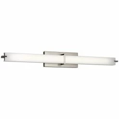 Brand new ✔️ Kichler Lighting 1-Light LED Bath Light in Brushed Nickel 🌟