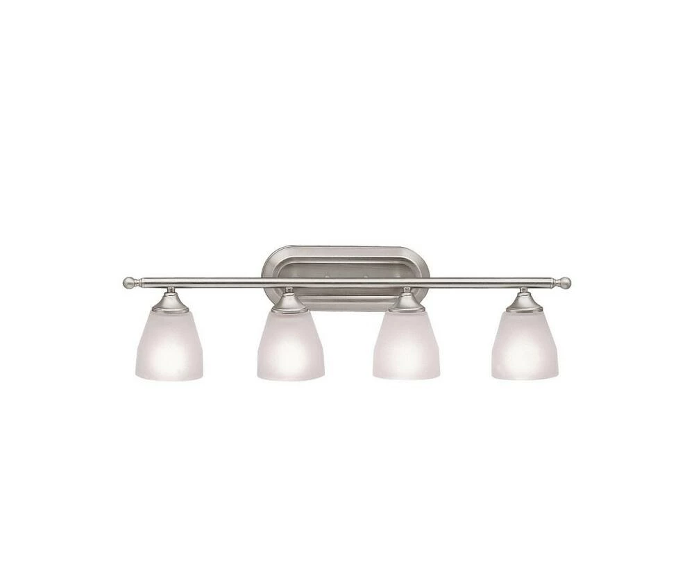Wholesale ⭐ Kichler Lighting Ansonia 5-1/2 in. 100 W 4-Light Medium Bath Bracket in Brushed Nickel 🔥 3 Wholesale ⭐ Kichler Lighting Ansonia 5-1/2 in. 100 W 4-Light Medium Bath Bracket in Brushed Nickel 🔥