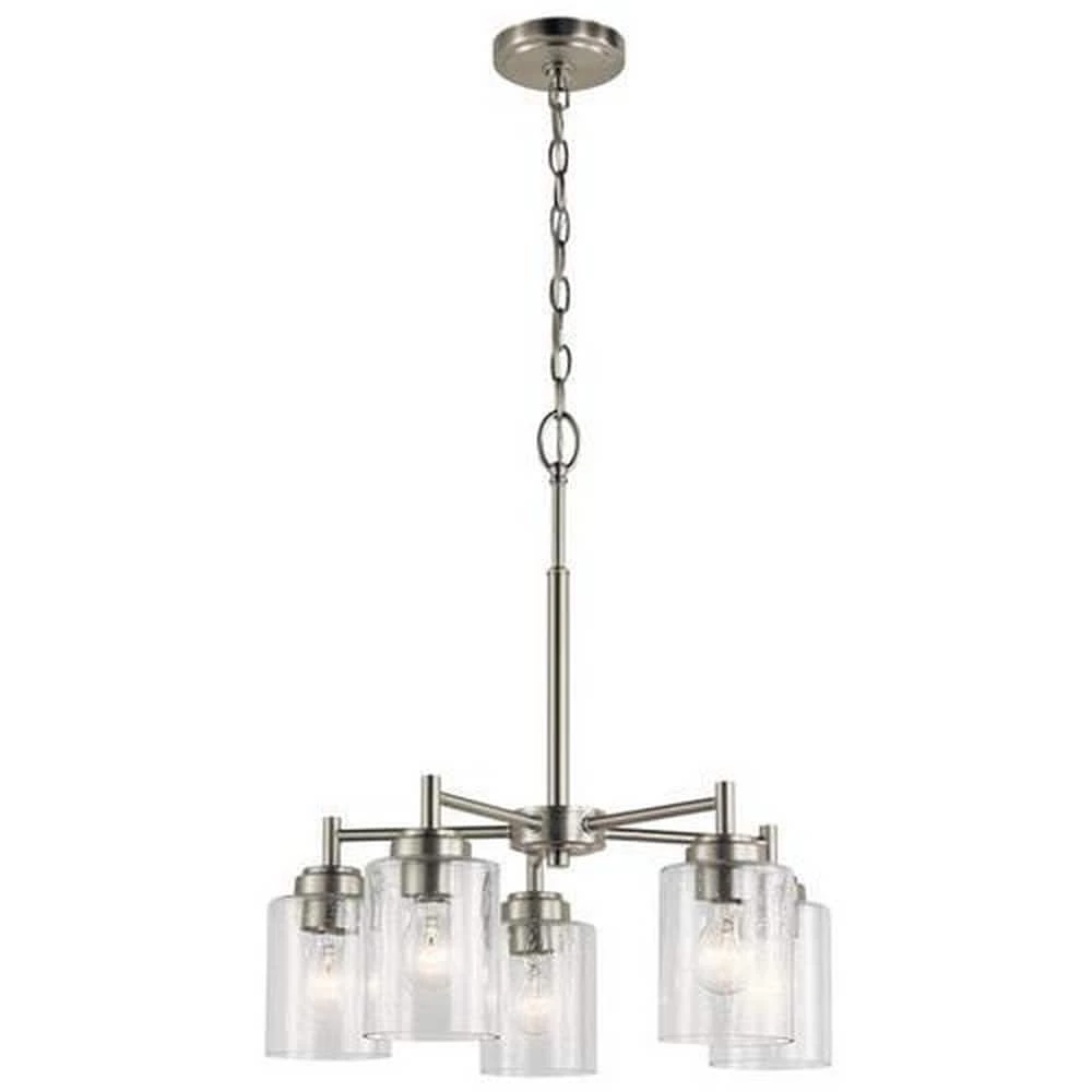 Wholesale 🔥 Kichler Lighting Winslow™ 75W 5-Light Medium Chandelier in Brushed Nickel 😍 3 Wholesale 🔥 Kichler Lighting Winslow™ 75W 5-Light Medium Chandelier in Brushed Nickel 😍