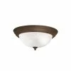 Cheap 😍 Kichler Lighting 6 x 13-1/4 in. 60 W 2-Light Medium Flush Mount Ceiling Fixture in Tannery Bronze ⌛ -Kichler Lighting shop Query 365