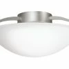 Best Pirce 😍 Kichler Lighting Swiss Passport 75 W 2-Light Medium Semi-Flush Mount Ceiling Fixture in Brushed Nickel 😀 -Kichler Lighting shop Query 371
