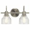 Promo ⭐ Kichler Lighting Avery™ 75W 2-Light Medium E-26 Incandescent Vanity Fixture in Brushed Nickel 🔔 -Kichler Lighting shop Query 375