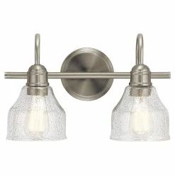 Promo β Kichler Lighting Averyβ’ 75W 2-Light Medium E-26 Incandescent Vanity Fixture in Brushed Nickel π