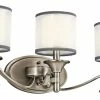 Hot Sale 👏 Kichler Lighting Lacey 60W 3-Light Candelabra Bracket Fixture in Antique Pewter ⭐