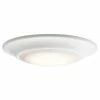Hot Sale 🔥 Kichler Lighting Signature 3000K LED Flushmount Ceiling Fixture in White ✔️ -Kichler Lighting shop Query 387