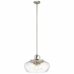 Coupon π Kichler Lighting Davenportβ’ 17-3/4 in. 75W 3-Light Medium E-26 Incandescent Convertible Pendant Light in Antique Pewter π
