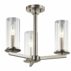 Budget โค๏ธ Kichler Lighting Crosby 60W 3-Light Chandelier in Brushed Nickel ๐ฅ 5 Budget โค๏ธ Kichler Lighting Crosby 60W 3-Light Chandelier in Brushed Nickel ๐ฅ -Kichler Lighting shop Query 401