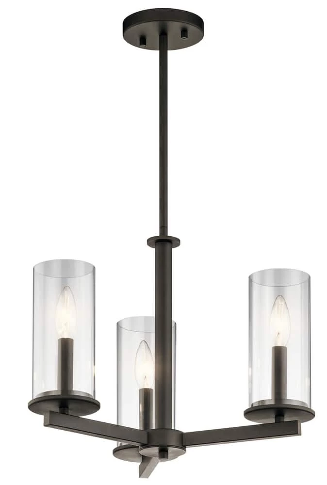 Deals π₯ Kichler Lighting Crosby 60W 3-Light Candelabra E-12 Incandescent Chandelier in Olde Bronze π 3 Deals π₯ Kichler Lighting Crosby 60W 3-Light Candelabra E-12 Incandescent Chandelier in Olde Bronze π