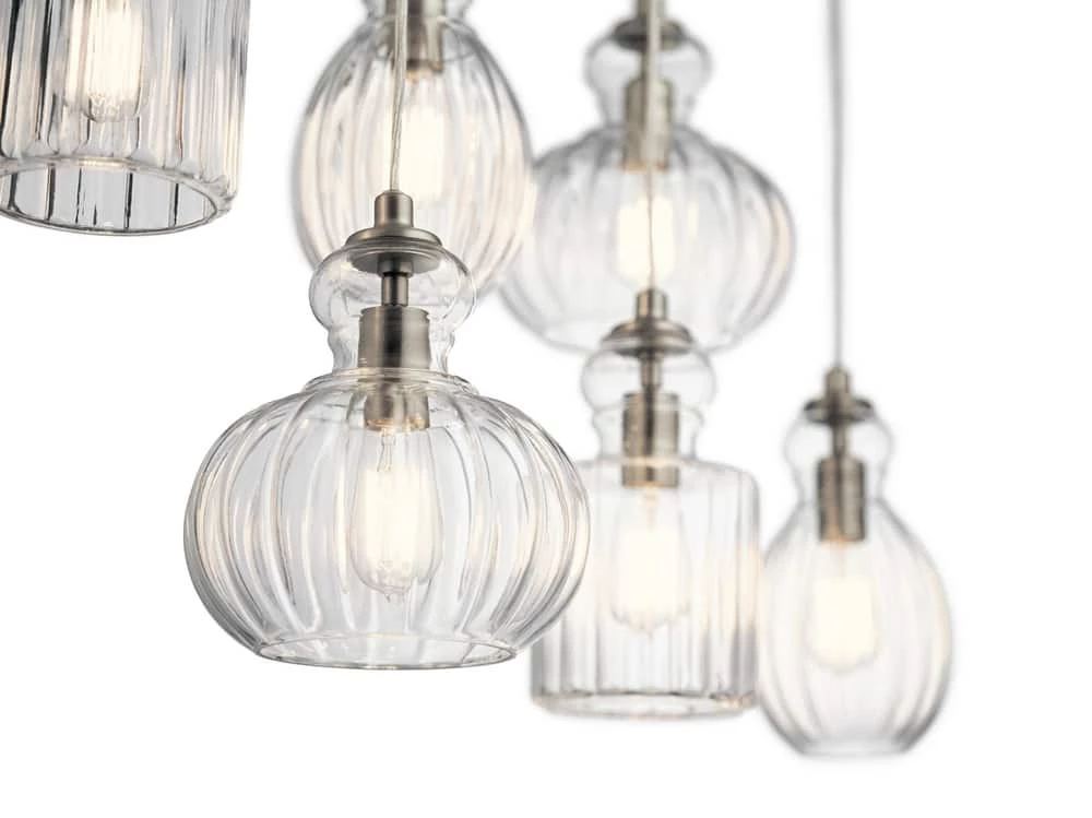 Buy ⌛ Kichler Lighting Riviera™ 75W 6-Light Medium E-26 Incandescent Chandelier in Brushed Nickel 🧨 5 Buy ⌛ Kichler Lighting Riviera™ 75W 6-Light Medium E-26 Incandescent Chandelier in Brushed Nickel 🧨 - Image 3