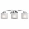 Coupon 😍 Kichler Lighting Archer® 24-1/4 in. 225W 3-Light Medium E-26 Incandescent Vanity Fixture with Frosted Glass in Polished Chrome ✔️ -Kichler Lighting shop Query 448